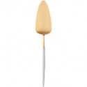 Cake server white and gold  